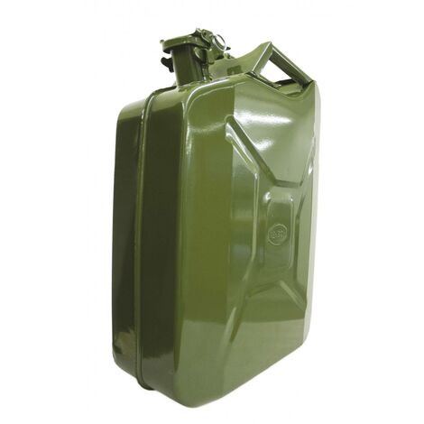 Jerrican Métal Ribiland 20 Litres Vert - Stockage Liquides - Traitement Antirouille - Norme UN