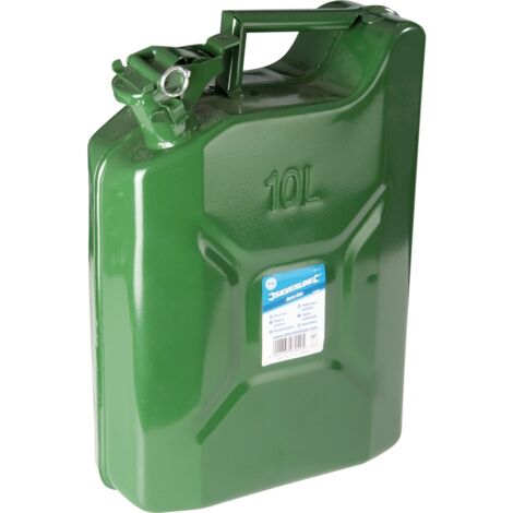 Jerrycan 10L metal vert TUV-GS