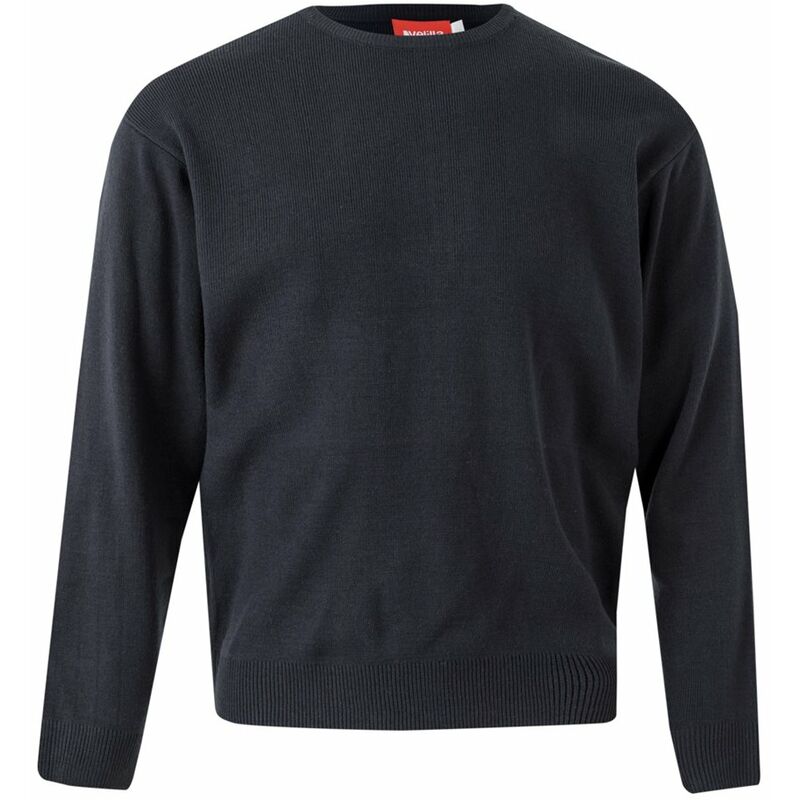 

JERSEY PUNTO FINO CON CUELLO REDONDO Azul Marino L