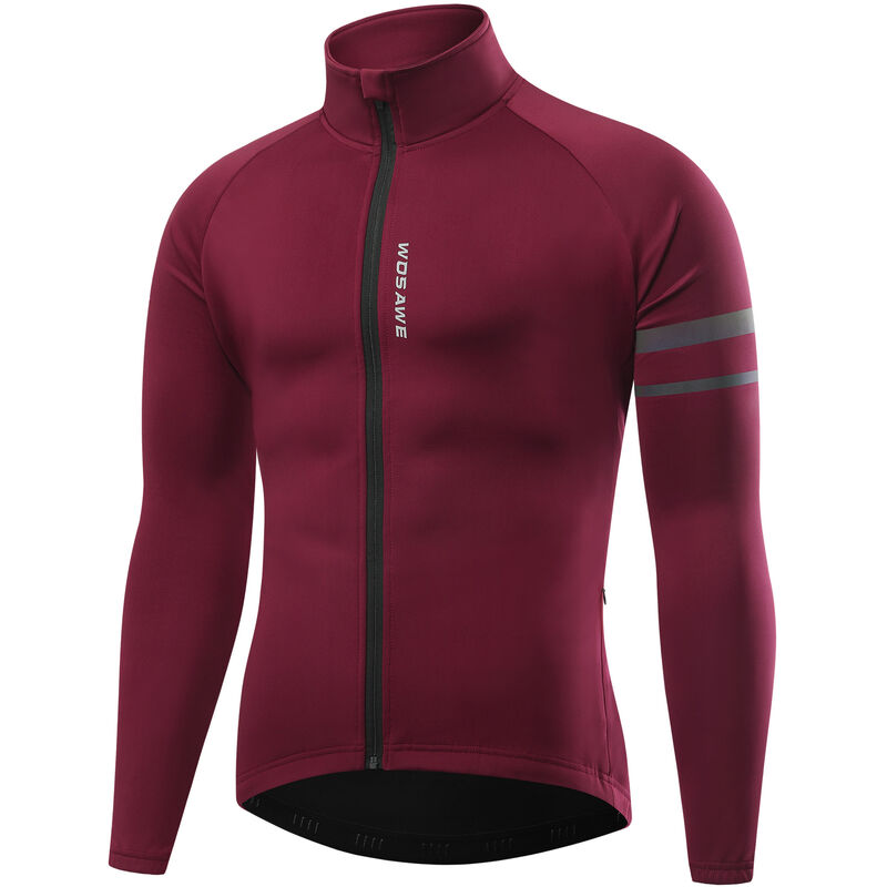 

Jersey de ciclismo de manga larga para hombre, chaqueta de bicicleta MTB a prueba de viento, abrigo de viento, ropa de bicicleta,Rojo, XXXL