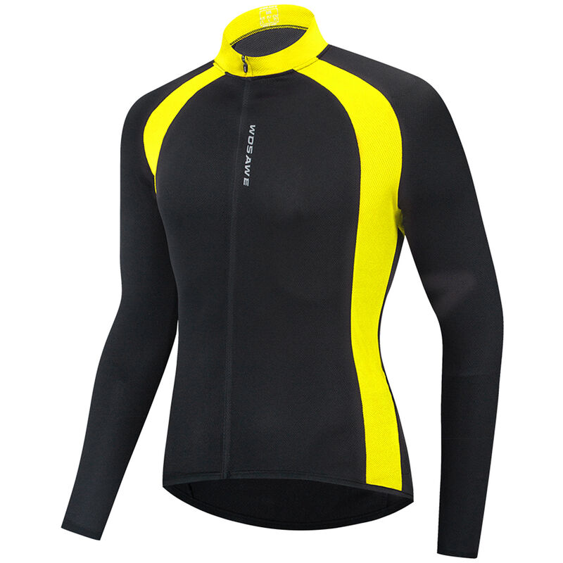 

Jersey de ciclismo para hombres y mujeres, de secado rapido, transpirable, de manga larga, camisa de bicicleta, ropa para montar en bicicleta,