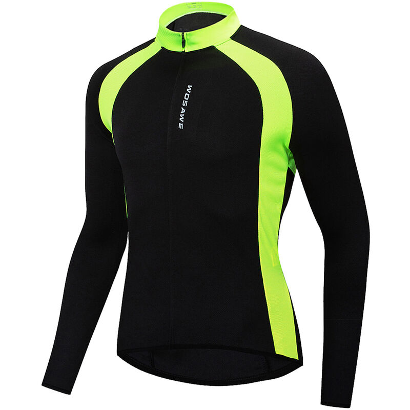 

Jersey de ciclismo para hombres y mujeres, de secado rapido, transpirable, de manga larga, camisa de bicicleta, ropa para montar en bicicleta,