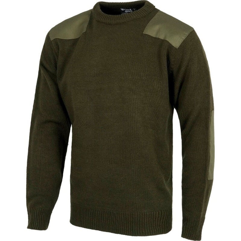 

Jersey Industrial en tejido de punto grueso con refuerzos de sarga S5500 | L - Verde Kaki - Workteam