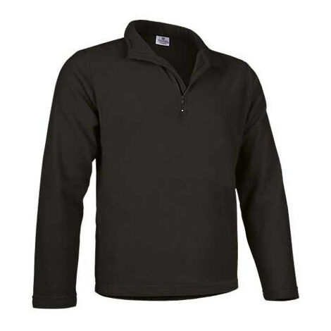 Jersey ligero en tejido polar antipeeling segunda capa VALENTO TREKKING S Negro