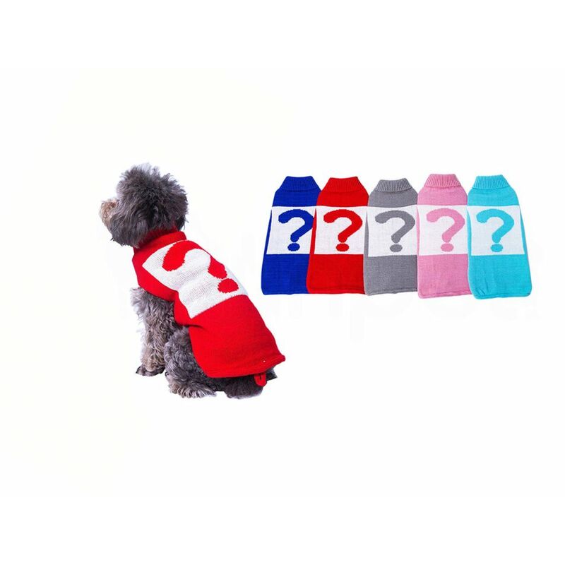 

Jersey para Perro con Diseño de Interrogación, Varios Colores - Talla: L, Azul Celeste