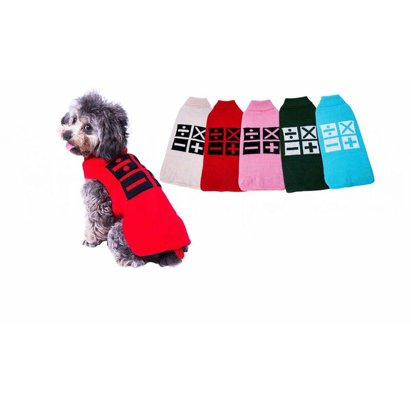 

Jersey para Perro con Iconos de Calculadora, Varios Colores - Talla: XL, Negro