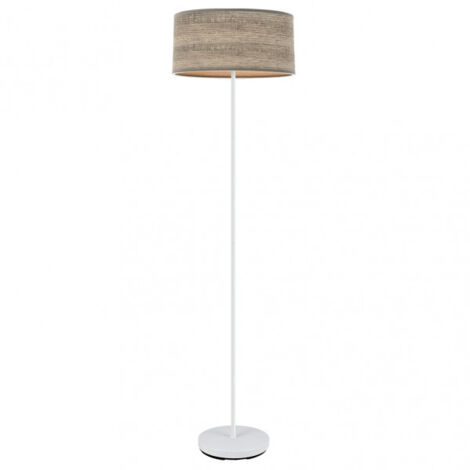 Jerte 1xe27 Bianco/Bianco/Grigio Legno 165x40x40 Cm mark FABRILAMP