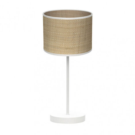 Jerte Lampe à poser 1xe14 Blanc/naturel 42x17x17 Cm brand FABRILAMP