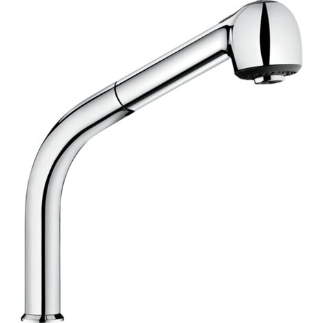 Jet de douche extractible Delabie sur colonne pivotante H195 L215mm