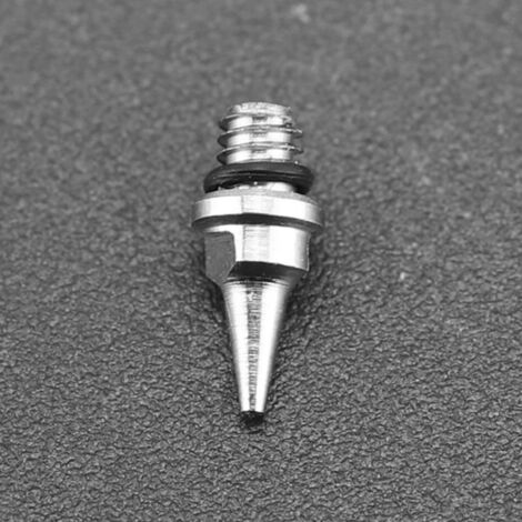 Jet de Remplacement pour Aérographe - Nozzle et Needle en Acier Inoxydable et Cuivre - Diamètre 0.5mm - Lot avec Boîtiers de Protection