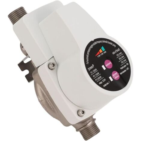 Jet d'eau intelligent pour usage domestique, allumage/arrêt automatique, ultra-silencieux, réglable 100W/150W/200W, débit 25-35 litres/minute, très efficace et économe en énergie.