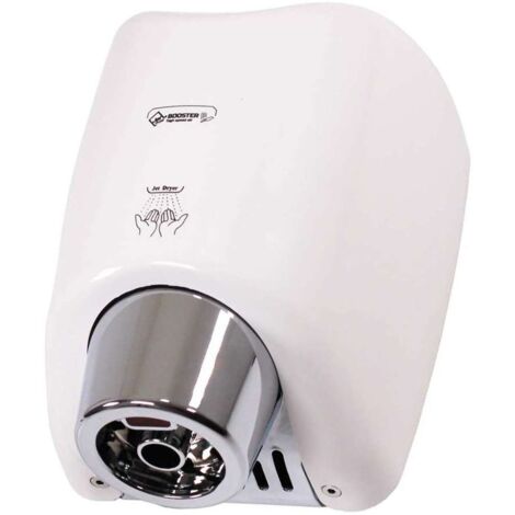 Jet Dryer Asciugamani automatici - Asciugamani touchless Jet Dryer BOOSTER, plastica ABS bianca 8596220009326