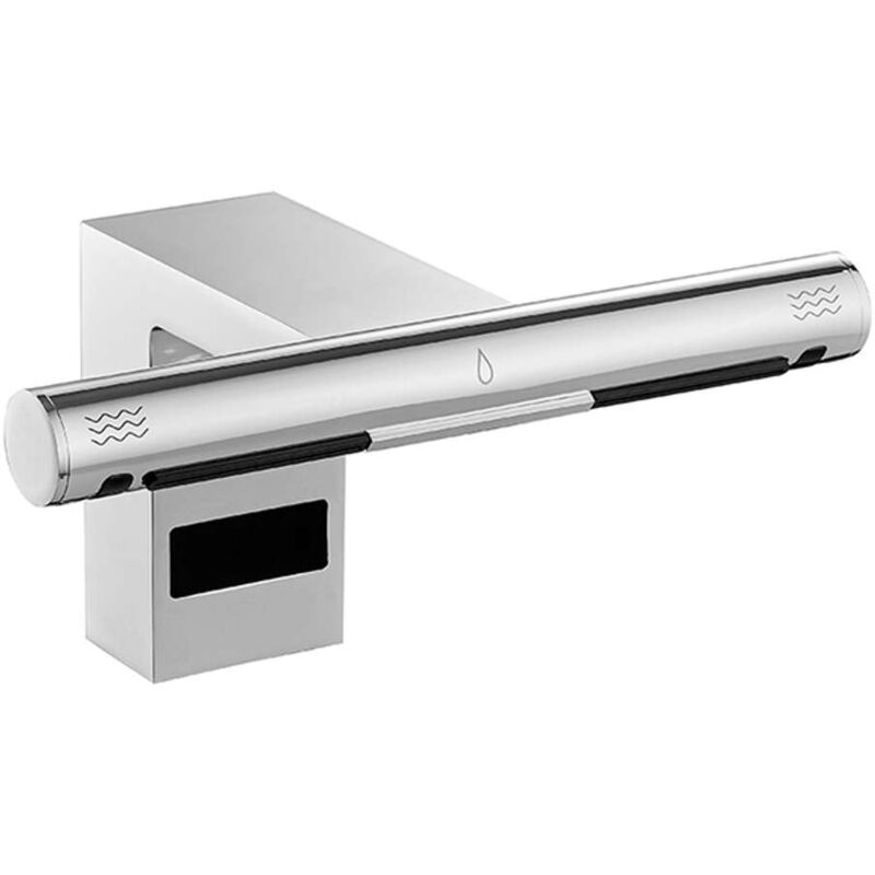 Jet Dryer - Robinet infrarouge - Mélangeur électronique de lavabo avec égouttoir, chromé 8596220010643