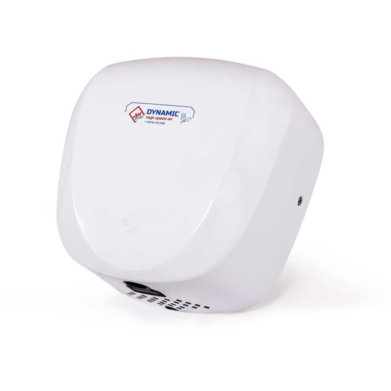 Sèche-mains - Sèche-mains sans contact dynamic, métal/laque blanche 8596220009357 - Jet Dryer