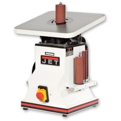 JET – Ponceuse à broche oscillante 0,37 kW 230V – Table inclinable 0° à 45° – Moteur puissant pour bois dur – JBOS5M