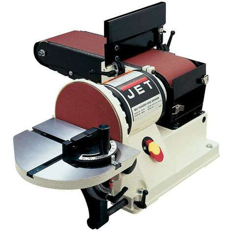 JET - Ponceuse combinée 0,95kW 230V largeur bande 150mm abrasif  Ø 230mm - JSG96-M