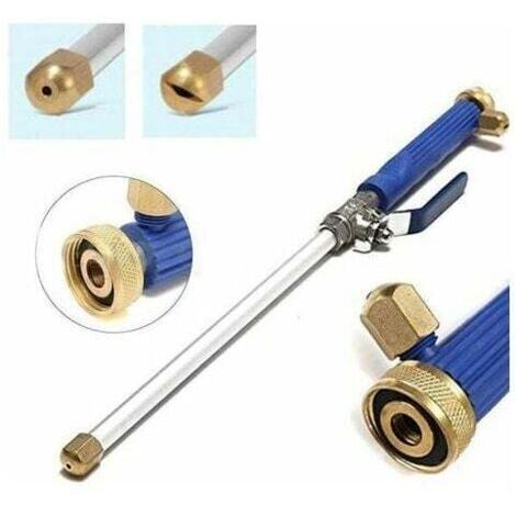 Jet Power Washer, High Pressure Water Gun, Pistolet a Eau Haute Pression Avec Buse, Lance à Eau Haute Pression pour Tuyau d'Arrosage, Nettoyeur Haute Pression pour Tuyau Arrosage