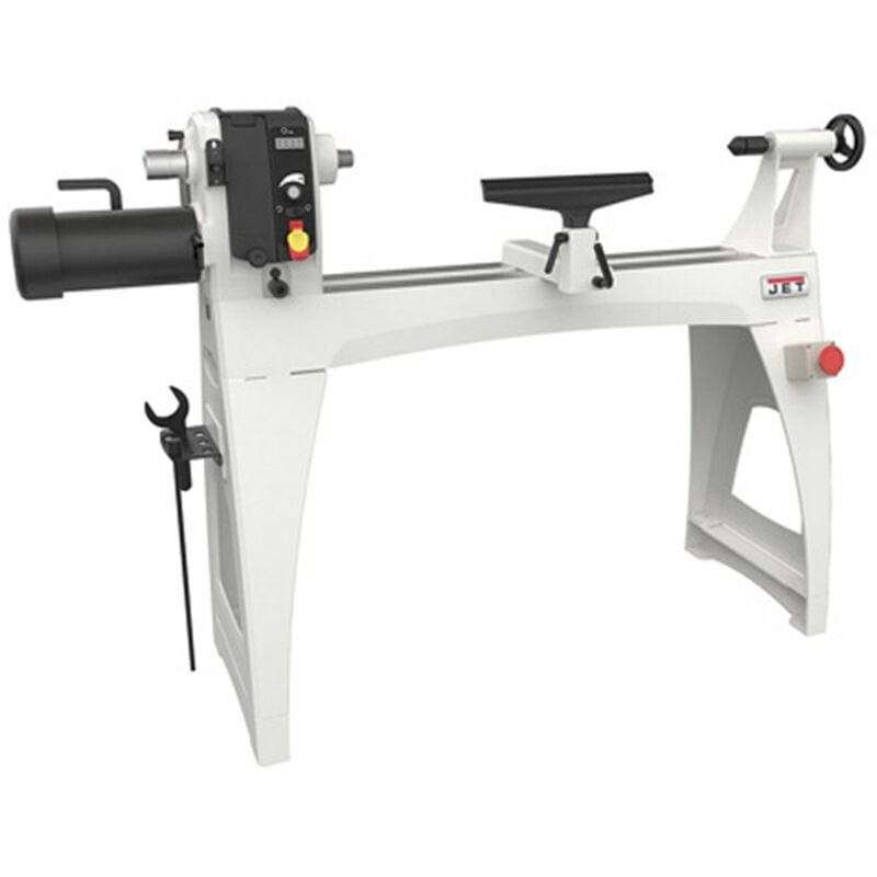 JET - Tour à bois diamètre de tournage 470 mm entre-pointes 970 mm 1,5 kW 230V vitesses variables électroniques JWL-1840EVS-M