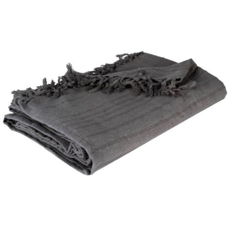Jeté de Lit "Algodon" 160x220cm Gris