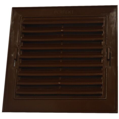 JETER LA GRILLE EN PLASTIQUE 1414CM, MARRON