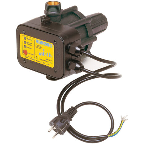 Jetly – Module hydraulique électronique PRESSCONTROL câblé – Accessoire de pompe de jardin – Longueur câble 10m – Régulation pression 3-6,5 bars