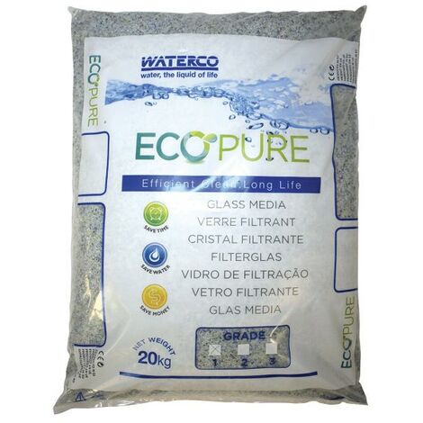 Jetly Schwimmbadfilterglas Von 1 Bis 3 Mm In 20 Kg Sack