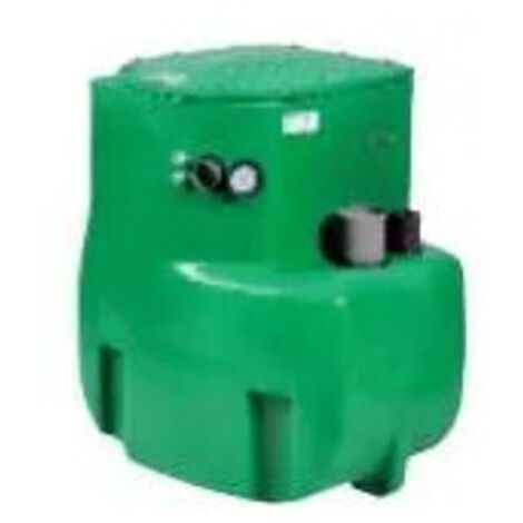 Jetly – Station de relevage eaux chargées 270 litres – Pompe vortex 10m câble – Installation aérienne ou enterrée – Pour évacuation eaux usées - 270-PP