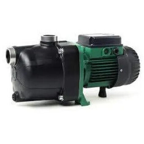 Jetly – Surpresseur de piscine 230V – Puissance 1,13 kW – Débit jusqu'à 4,8 m³/h – Compatible eau de mer et sel – Matériaux technopolymère et INOX