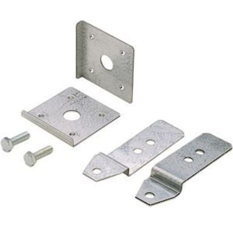 Jeu 2 pattes fixation murale - ENVELOPPES HAGER FM640
