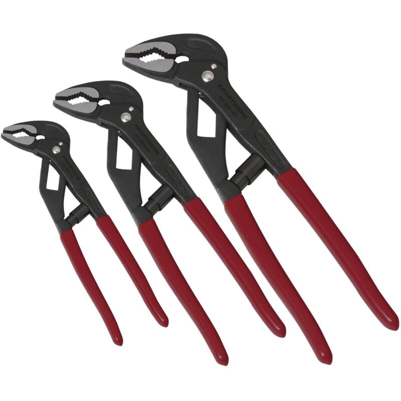 Kraftwerk - Jeu de 3 pinces réglables Pro line - 3266SET