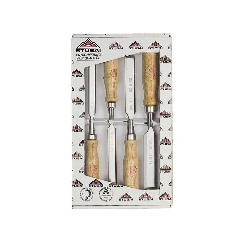 Set de 4 ciseaux à bois - Stubai