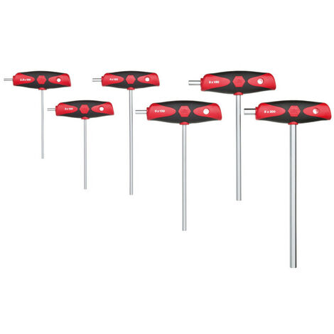 Jeu 6 Tournevis Hexagonaux avec Comfortgrip 26247