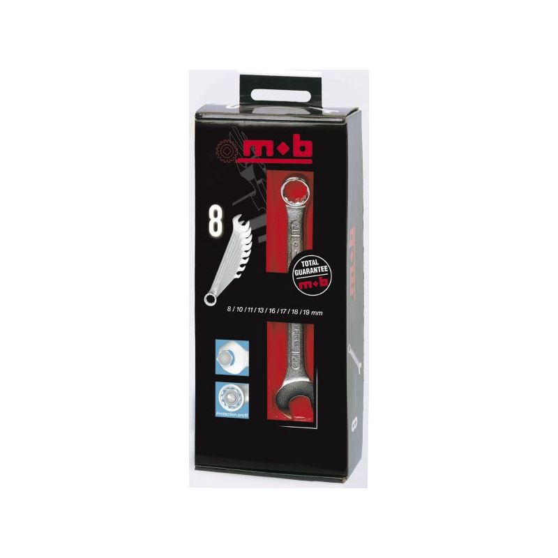 Mob Outillage - Jeu 8 clés mixtes carton n°1