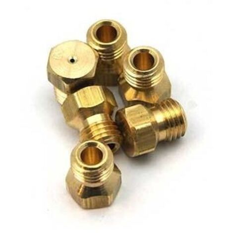 JEU C INJECTEURS GAZ BUTANE 4G + FOUR POUR CUISINIERE CONTINENTAL EDISON