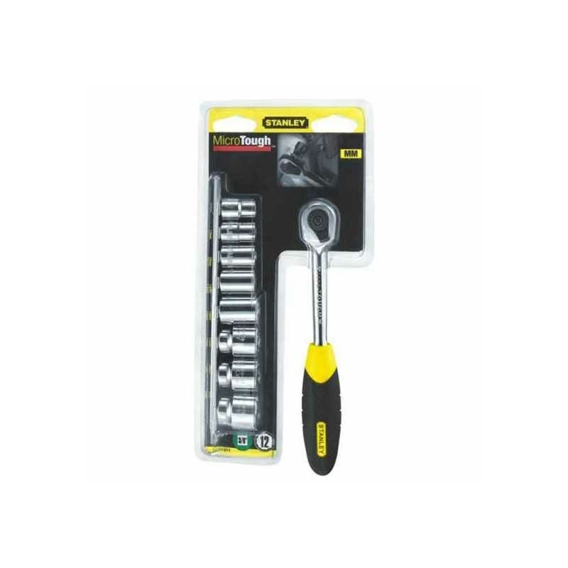 Cliquet Microtough 1/4 + 9 Douilles 0-94-610 Stanley