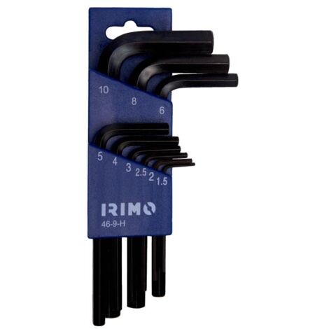 Jeu Cles Males Vis 6 Pans 9Pcs Irimo