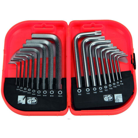 JEU COMBINÉ CLÉS ALLEN+TORX INV. ALYCO ORANGE