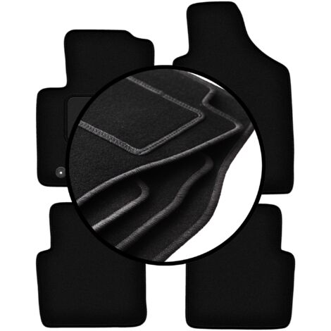 Jeu complet de tapis de sol en velours pour : Ford Ka MK2 FL hatchback (2012-2018)