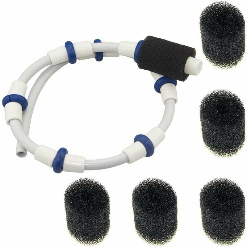 Linghhang - Jeu complet de tentacules pour Polaris 280 380 180 u comprenant la queue B5 + 5 mousses + 1 clip de fixation (pas le raccord d'origine)