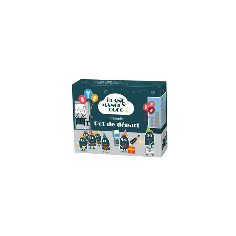 Jeu d ambiance Hiboutatillus Blanc Manger Coco Pot de départ Extension 200 cartes - Blanc