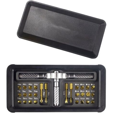 Jeu d embouts de tournevis cruciformes Torx magn tiques de