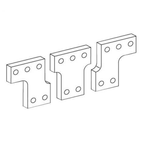 jeu d épanouisseur au pas de 95 mm à plat pour INS et INV 630b à 1600 3P