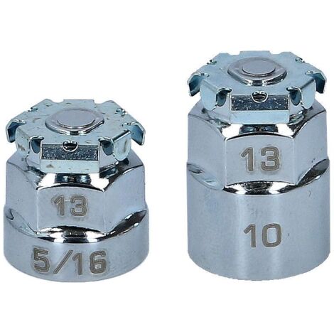 Jeu d'adaptateurs embout GEARplus, 2 pcs, 5/16"-10mm