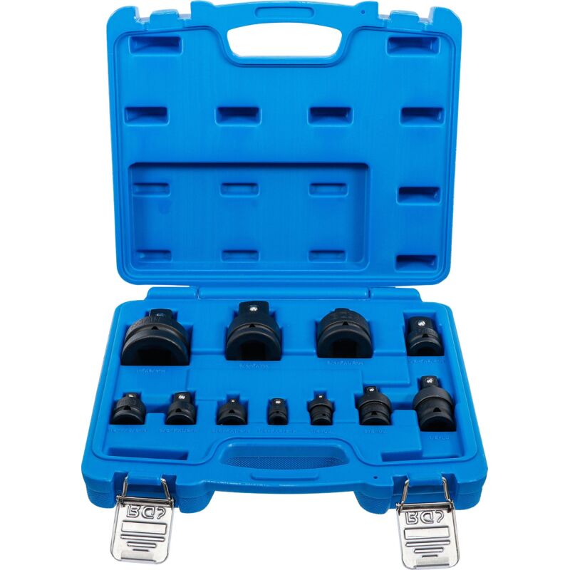 Jeu d'adaptateurs et de tête sphériques à choc 6,3 mm (1/4') - 25 mm (1') 11 pièces