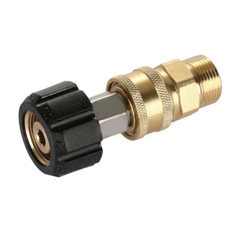 Jeu D'Adaptateurs pour Nettoyeurs Haute Pression M22 à Kit de Connexion Rapide 1/4 Pouce, M22 14Mm à Kit de Connexion Rapide 1/4 Pouce