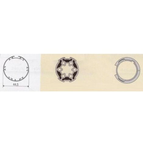 Jeu d'adaptation moteur pour LS 40 tube SOLISO ø 44.50 somfy
