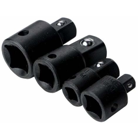 Jeu d'Augmentateurs et Réducteurs Adaptateur à Cliquet Adaptateurs Réducteurs Pour Douilles et Embouts Triomphe 4pcs 1/2" 1/4" 3/8" Pillote