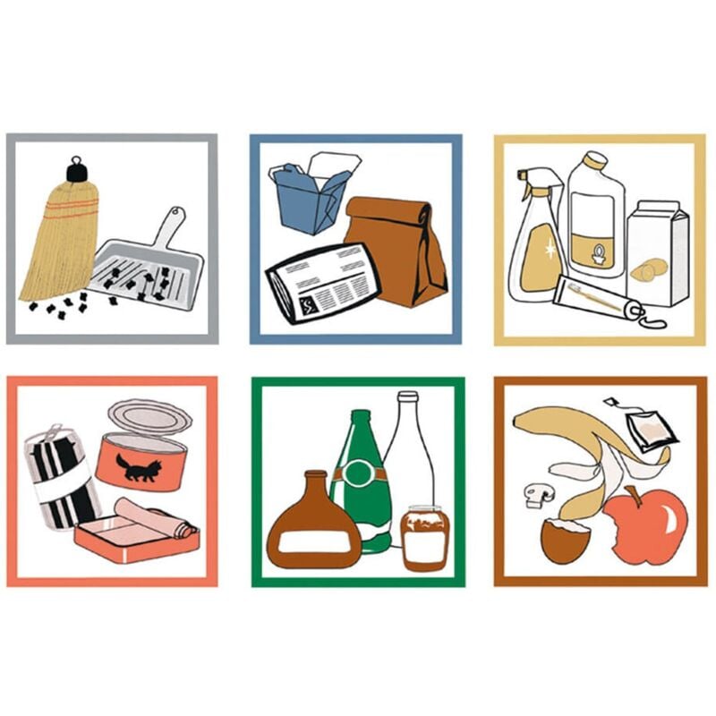 Stumpf - Set de pictogrammes en couleur 6 pcs - 5408840