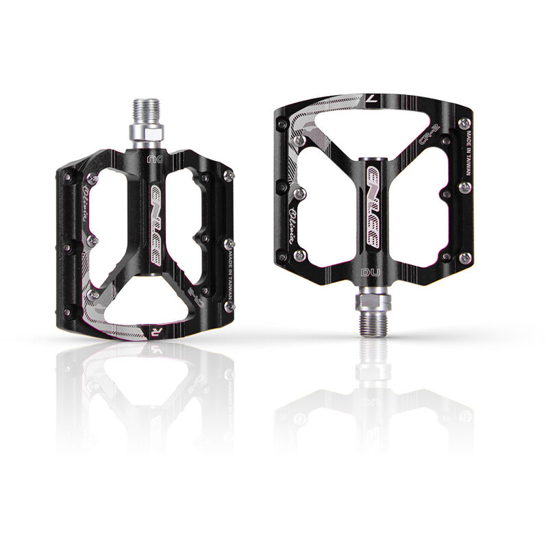 Jeu de 1 paire, accessoires vélo, pédales vtt, pédales suful, pédales aluminium cnc, plaque de protection anti-oxydation 9/16 pouces, pour vélo de