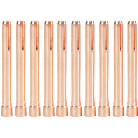 Jeu de 10 bagues de qualité 10N24 pour torche de soudage TIG WP-17/18/26 - 2,4mm